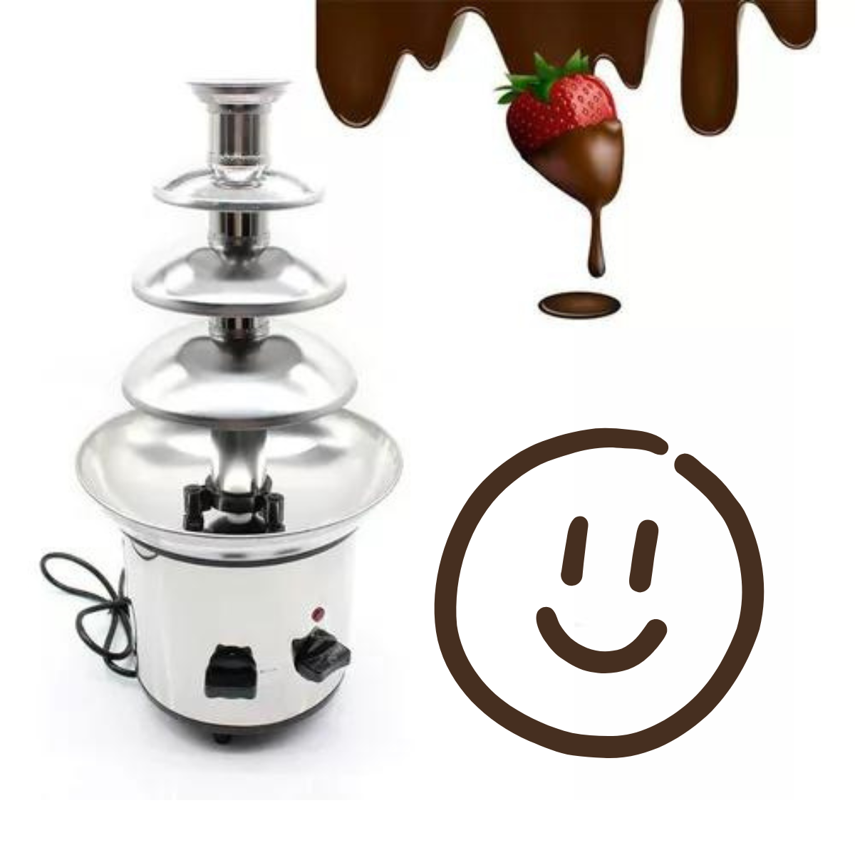 Máquina de Fondue con Fusión 4 capas